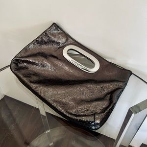 Micheal Kors Silver Clutch